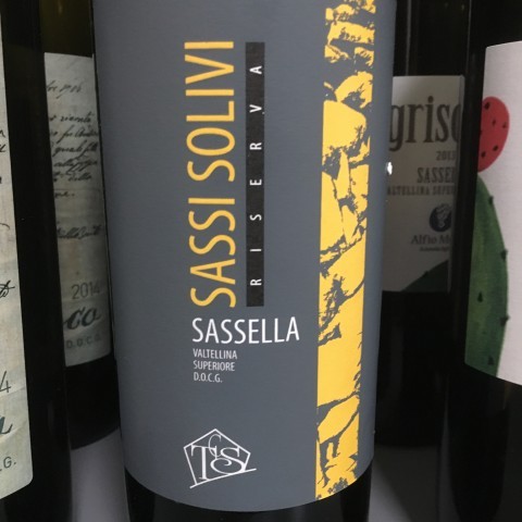 SASSELLA VALTELLINA SUPERIORE RISERVA SASSI SOLIVI 2013 COOPERATIVA TRIASSO E SASSELLA