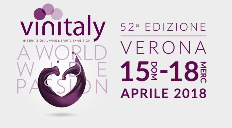 VINITALY 52° EDIZIONE: A VERONA LA PIU' GRANDE MANIFESTAZIONE DEDICATA AL MONDO DEL VINO