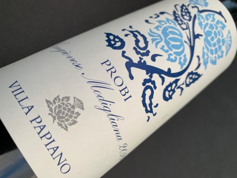 ROMAGNA SANGIOVESE MODIGLIANA RISERVA PROBI 2016 VILLA PAPIANO, LA QUADRATURA DEL CERCHIO